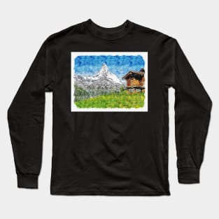 Matterhorn,Zermatt,Switzerland Long Sleeve T-Shirt